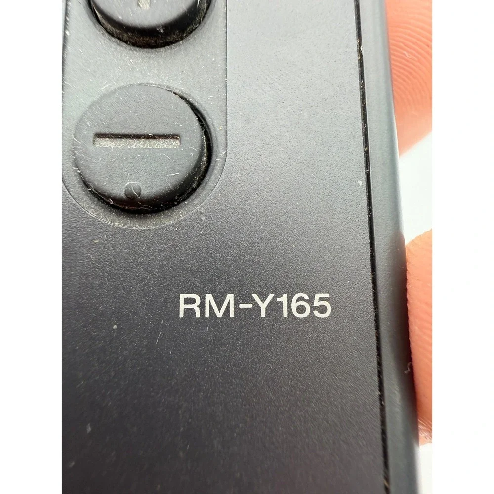 Sony RM-Y165 TV Remote Control Genuine OEM Black Handheld Controller